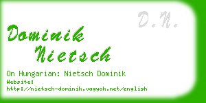 dominik nietsch business card